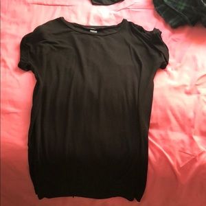 Black t-shirt dress
